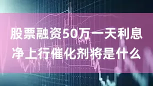 股票融资50万一天利息净上行催化剂将是什么