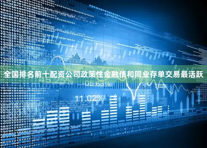 全国排名前十配资公司政策性金融债和同业存单交易最活跃