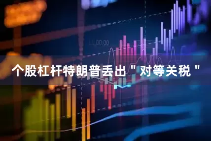 个股杠杆特朗普丢出＂对等关税＂